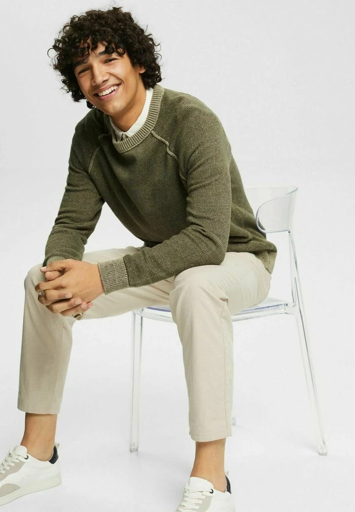 Edc By Esprit MELIERTER - Jumper - Dark Khaki 5 Edc By Esprit MELIERTER - Jumper - Dark Khaki - Image 5