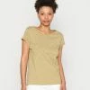 Edc By Esprit ROUNDNECK - Print T-shirt - Leaf Green