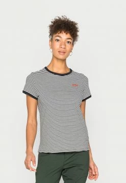 Edc By Esprit Print T-shirt - Black