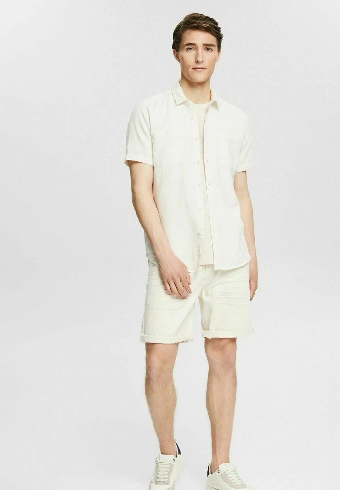 Edc By Esprit KURZÄRMELIGES - Shirt - Off White 5 Edc By Esprit KURZÄRMELIGES - Shirt - Off White - Image 5