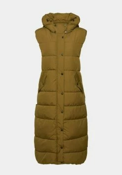 Edc By Esprit LONGLINE - Waistcoat - Khaki Green 13 Edc By Esprit LONGLINE - Waistcoat - Khaki Green -edc by Esprit Shop 4ec46428814d414ba55b05d87b2ec055