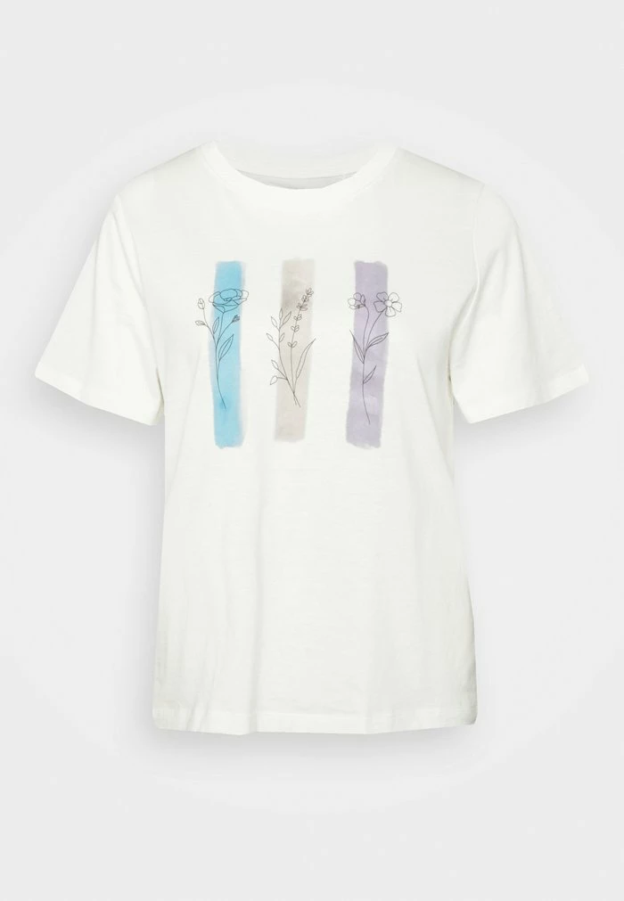 Edc By Esprit FREESTY - Print T-shirt - Off White 4 Edc By Esprit FREESTY - Print T-shirt - Off White - Image 4