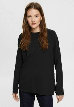Edc By Esprit LONGSLEEVE - Long Sleeved Top - Black