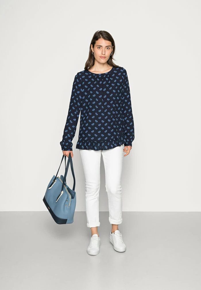 Edc By Esprit BLOUSE - Blouse - Navy 2 Edc By Esprit BLOUSE - Blouse - Navy - Image 2