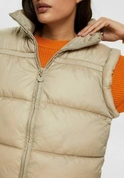 Edc By Esprit Waistcoat - Pale Khaki 10 Edc By Esprit Waistcoat - Pale Khaki -edc by Esprit Shop 52768e58a535449ebc806b2fb7b6f5fc
