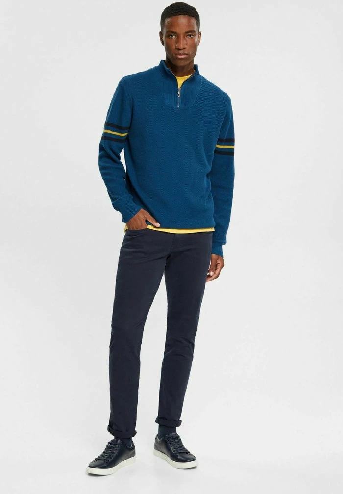 Edc By Esprit REGULAR FIT - Jumper - Petrol Blue 2 Edc By Esprit REGULAR FIT - Jumper - Petrol Blue - Image 2