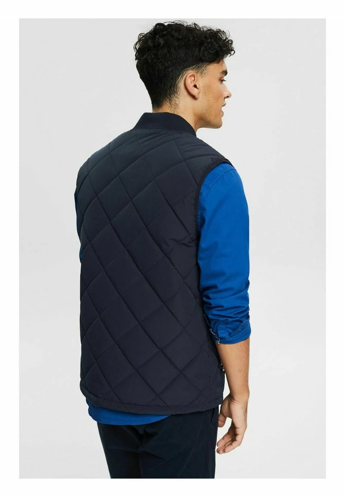 Edc By Esprit Waistcoat - Navy 3 Edc By Esprit Waistcoat - Navy - Image 3