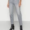 Edc By Esprit BARRELL - Straight Leg Jeans - Grey Medium Wash