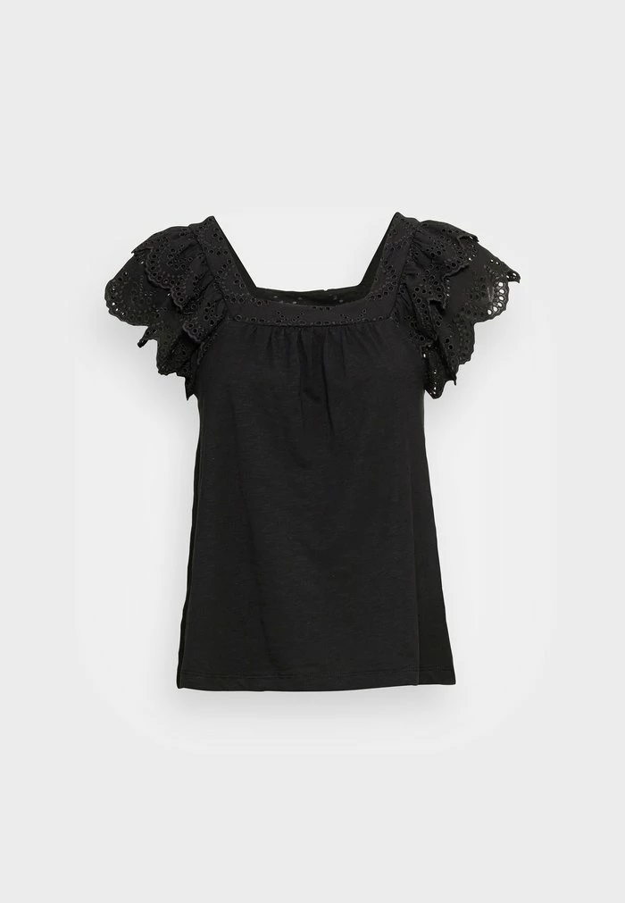 Edc By Esprit ANGLAI - Print T-shirt - Black 4 Edc By Esprit ANGLAI - Print T-shirt - Black - Image 4