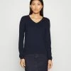 Edc By Esprit BASIC V-NECK - Jumper - Navy