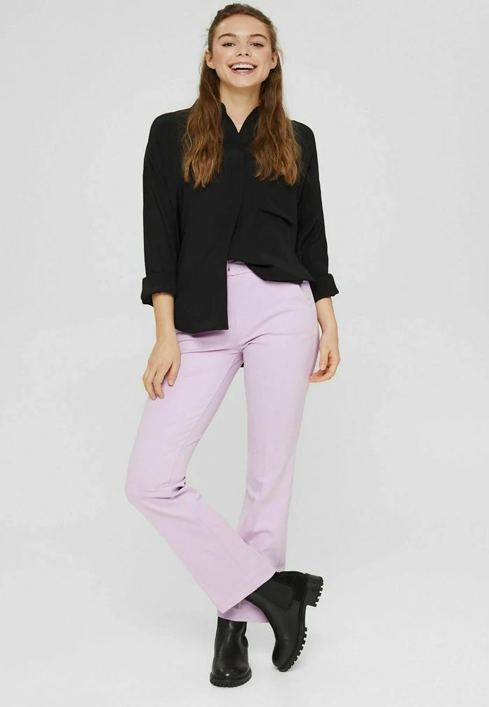 Edc By Esprit LENZING™ ECOVERO™ - Button-down Blouse - Black 2 Edc By Esprit LENZING™ ECOVERO™ - Button-down Blouse - Black - Image 2