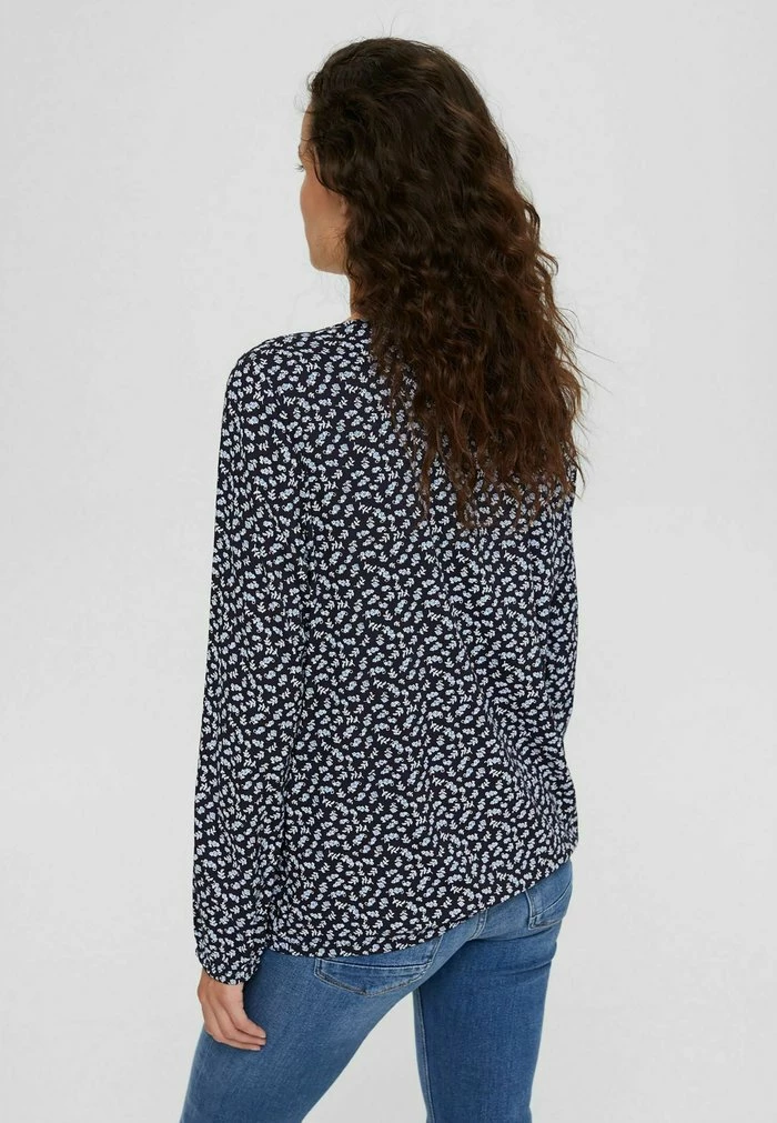 Edc By Esprit Blouse - Navy 4 Edc By Esprit Blouse - Navy - Image 4