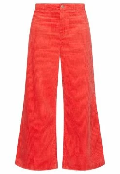 Edc By Esprit HIGH RISE WIDE - Trousers - Coral -edc by Esprit Shop 54510dd538074b7b9ca7ffe6caa7a747