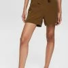 Edc By Esprit CRINKLE-EFFEKT - Shorts - Khaki Green