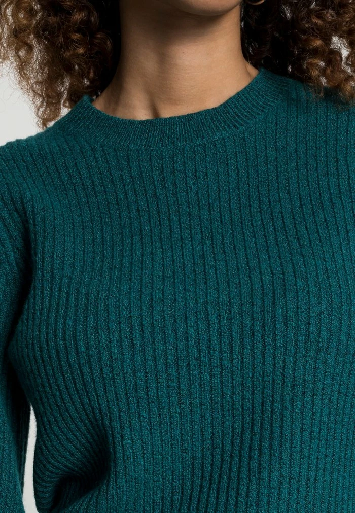 Edc By Esprit FITTED PUFFY - Jumper - Emerald Green 5 Edc By Esprit FITTED PUFFY - Jumper - Emerald Green - Image 5