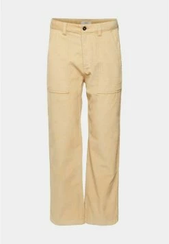 Edc By Esprit Trousers - Cream Beige -edc by Esprit Shop 54f36a63f89d49fca747b57769433bf1