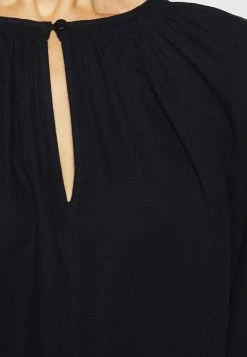 Edc By Esprit LOOSE BLOUSE - Long Sleeved Top - Black -edc by Esprit Shop 550b8c33098b4c339ae75f3f6f9739d3