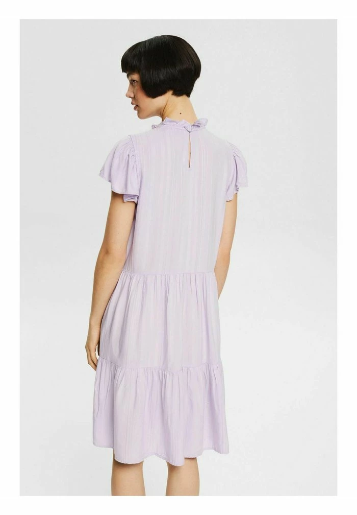 Edc By Esprit RÜSCHEN-KRAGEN, LENZING™ ECOVERO™ - Day Dress - Lavender 3 Edc By Esprit RÜSCHEN-KRAGEN, LENZING™ ECOVERO™ - Day Dress - Lavender - Image 3