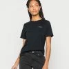 Edc By Esprit Basic T-shirt - Black