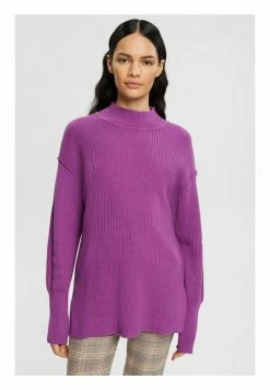 Edc By Esprit MIT MOCKNECK - Jumper - Violet
