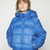 Edc By Esprit CROPPUFFER - Winter Jacket - Blue