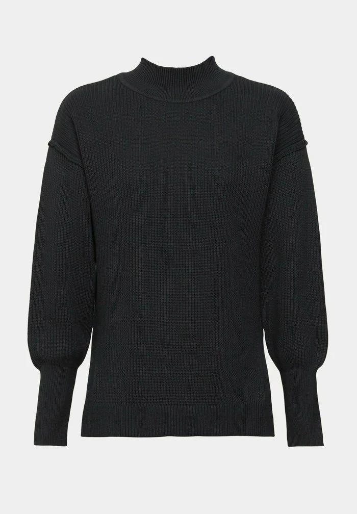 Edc By Esprit MIT MOCKNECK - Jumper - Black 9 Edc By Esprit MIT MOCKNECK - Jumper - Black - Image 9