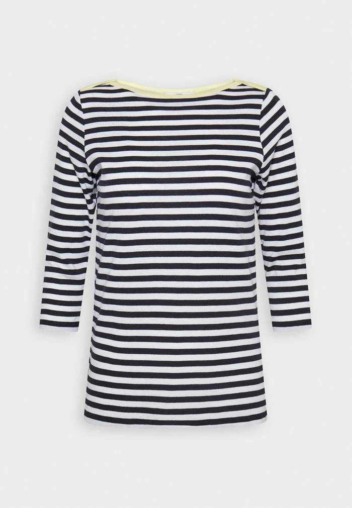 Edc By Esprit FULL NEEDLE SLEEVE - Long Sleeved Top - Navy 4 Edc By Esprit FULL NEEDLE SLEEVE - Long Sleeved Top - Navy - Image 4