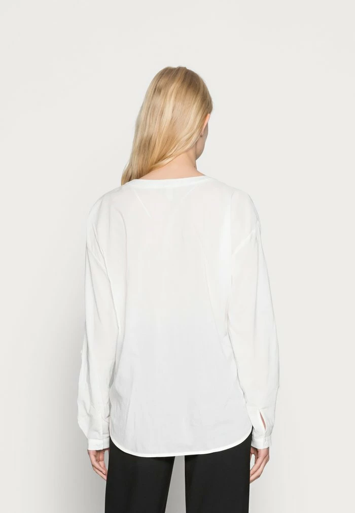 Edc By Esprit HENLEY BLOUSE - Blouse - Off White 3 Edc By Esprit HENLEY BLOUSE - Blouse - Off White - Image 3