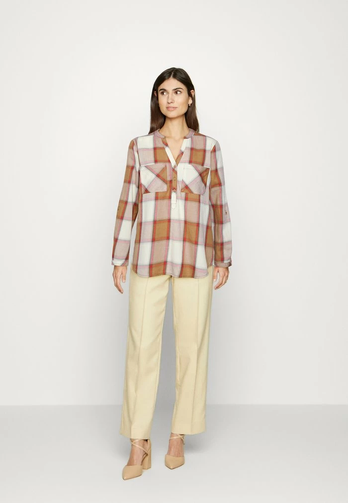 Edc By Esprit Blouse - Light Taupe 2 Edc By Esprit Blouse - Light Taupe - Image 2