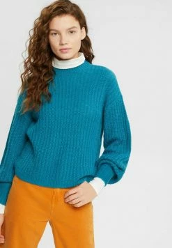 Edc By Esprit Jumper - Teal Blue