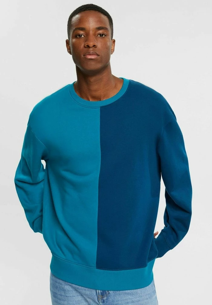 Edc By Esprit Sweatshirt - Teal/blue 1 Edc By Esprit Sweatshirt - Teal/blue