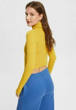 Edc By Esprit MIT ROLLKRAGEN - Long Sleeved Top - Dusty Yellow 8 Edc By Esprit MIT ROLLKRAGEN - Long Sleeved Top - Dusty Yellow -edc by Esprit Shop 59445653678543ab97973c96f4c64d1a