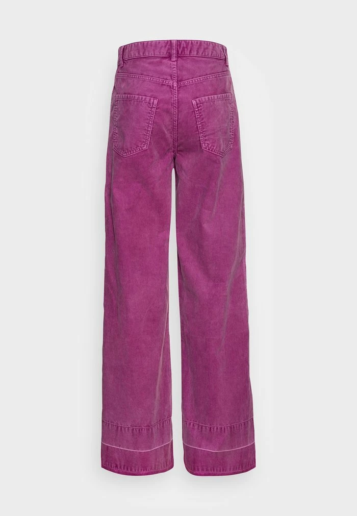 Edc By Esprit WIDE - Trousers - Violet 2 Edc By Esprit WIDE - Trousers - Violet - Image 2