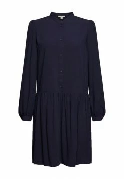 Edc By Esprit Shirt Dress - Navy -edc by Esprit Shop 59988b23c05b41e789a4608fbacde77e