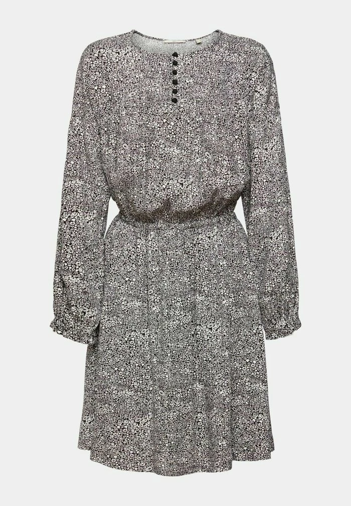 Edc By Esprit GATHERED - Day Dress - New Black 8 Edc By Esprit GATHERED - Day Dress - New Black - Image 8