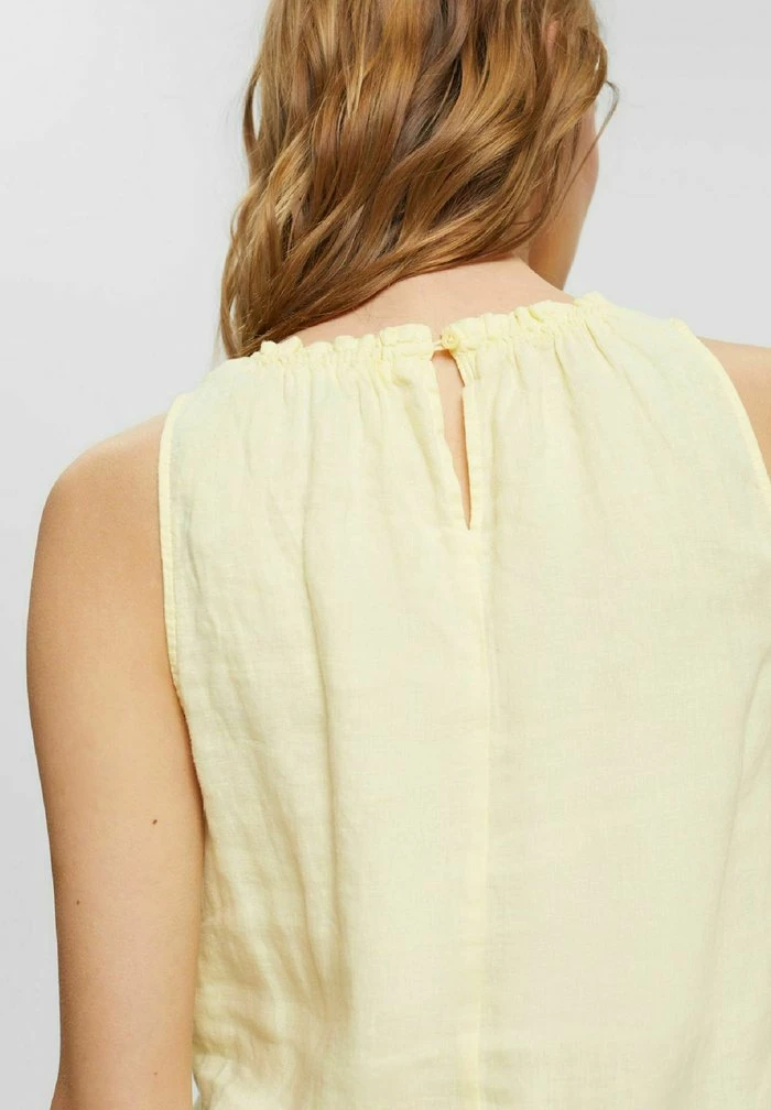 Edc By Esprit Blouse - Pastel Yellow 6 Edc By Esprit Blouse - Pastel Yellow - Image 6