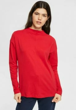 Edc By Esprit LONGSLEEVE - Long Sleeved Top - Dark Red