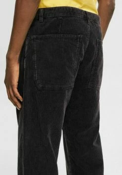 Edc By Esprit WIDE FIT - Trousers - Black -edc by Esprit Shop 5a969fcb78bf41cd98477393247b4274