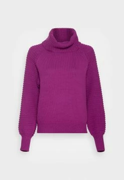 Edc By Esprit NECK SWEATER - Jumper - Violet