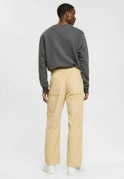 Edc By Esprit Trousers - Cream Beige -edc by Esprit Shop 5b1722978fed4a63931f9b993ac047f5