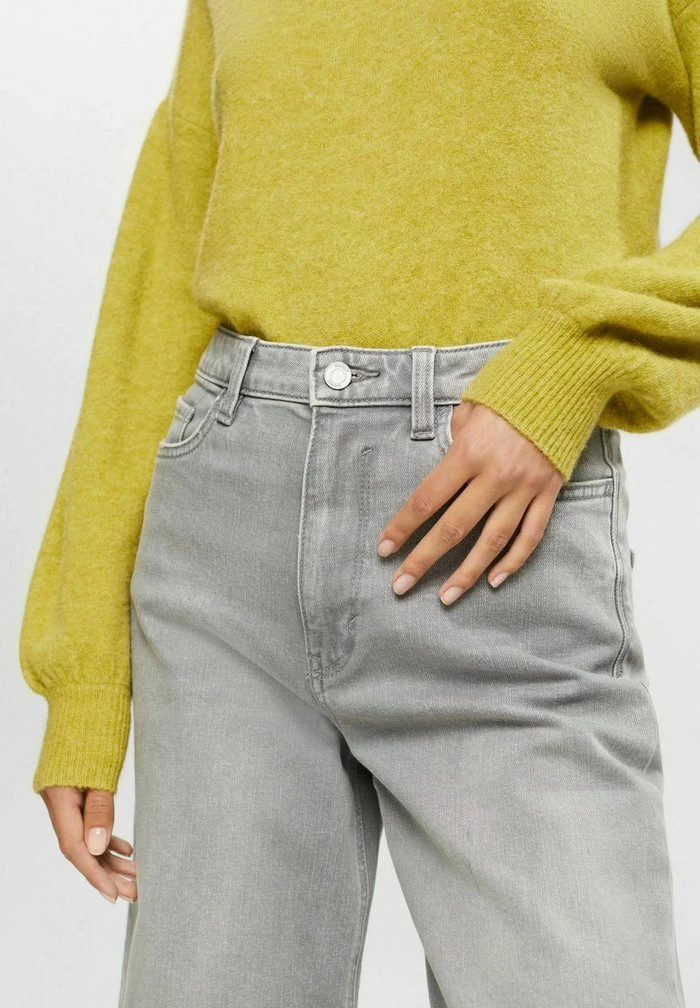 Edc By Esprit Flared Jeans - Grey Medium Washed 4 Edc By Esprit Flared Jeans - Grey Medium Washed - Image 4