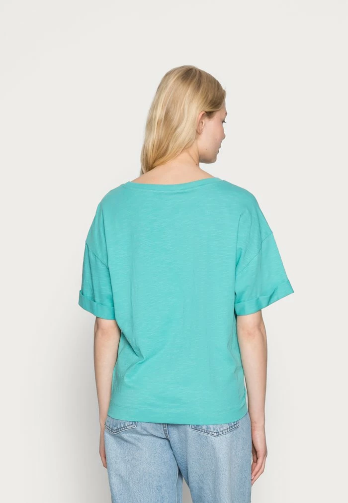 Edc By Esprit ICONIC - Basic T-shirt - Aqua Green 3 Edc By Esprit ICONIC - Basic T-shirt - Aqua Green - Image 3