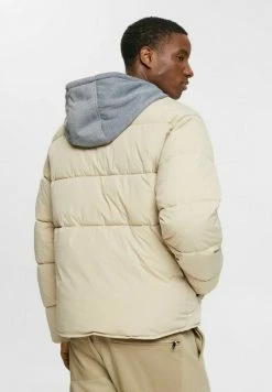 Edc By Esprit MIT ABNEHMBARER KAPUZE - Winter Jacket - Light Beige -edc by Esprit Shop 5d9046e1e76241268cf9c34f83948e26