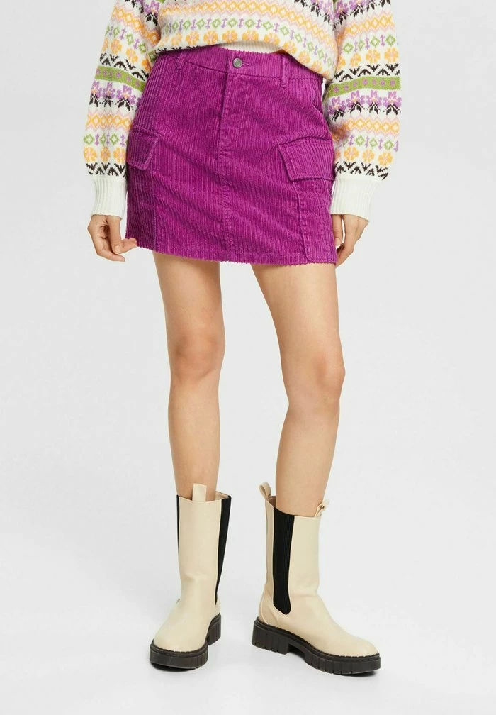 Edc By Esprit Mini Skirt - Violet 5 Edc By Esprit Mini Skirt - Violet - Image 5