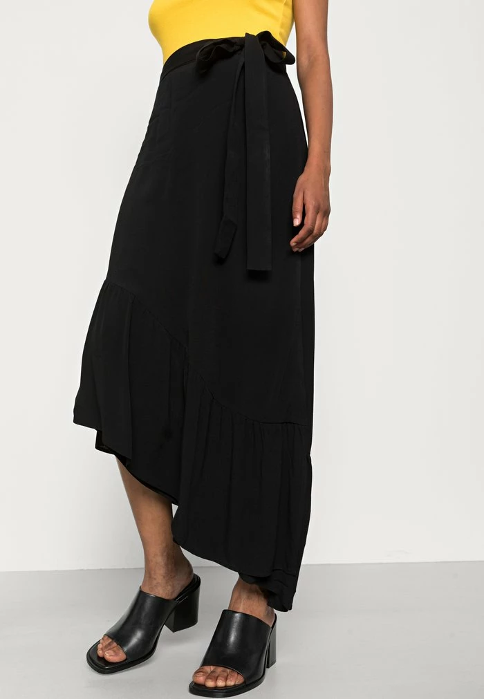 Edc By Esprit Wrap Skirt - Black 5 Edc By Esprit Wrap Skirt - Black - Image 5