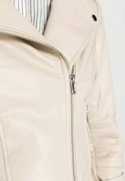 Edc By Esprit BIKER - Faux Leather Jacket - Cream Beige 9 Edc By Esprit BIKER - Faux Leather Jacket - Cream Beige -edc by Esprit Shop 5e221f1bbc6042fb83ac9014d175f6ce