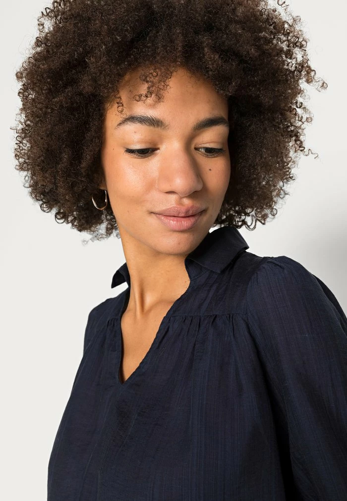 Edc By Esprit Blouse - Navy 5 Edc By Esprit Blouse - Navy - Image 5