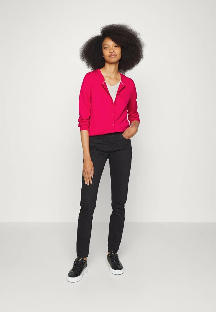 Edc By Esprit BASIC CREWNECK - Cardigan - Pink Fuchsia 2 Edc By Esprit BASIC CREWNECK - Cardigan - Pink Fuchsia - Image 2