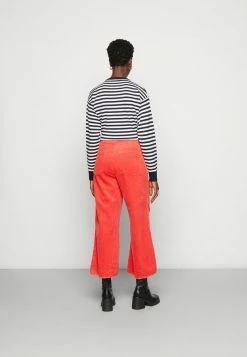 Edc By Esprit HIGH RISE WIDE - Trousers - Coral -edc by Esprit Shop 6032b74f251644dea8881e271b5fc305