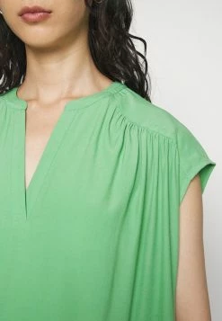 Edc By Esprit SLUB V NECK - Basic T-shirt - Green 11 Edc By Esprit SLUB V NECK - Basic T-shirt - Green -edc by Esprit Shop 6037c670dde3442ba0c265a47c37ba8e